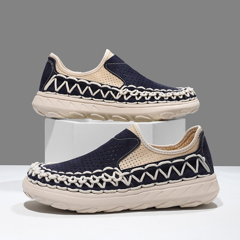 Adriano Hand-Woven Slip-Ons
