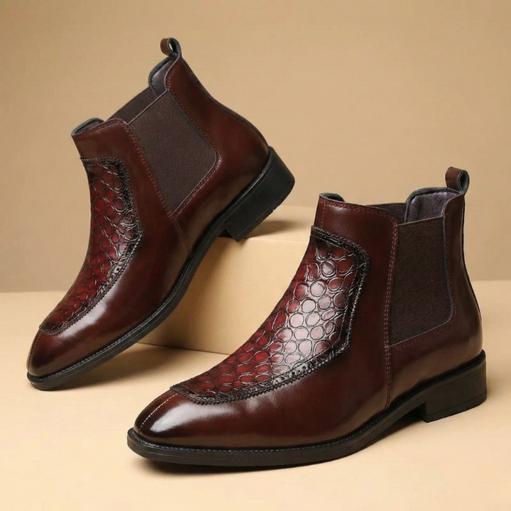 Dovan Embossed Chelsea Boot