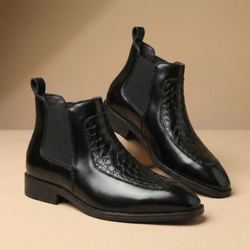Dovan Embossed Chelsea Boot