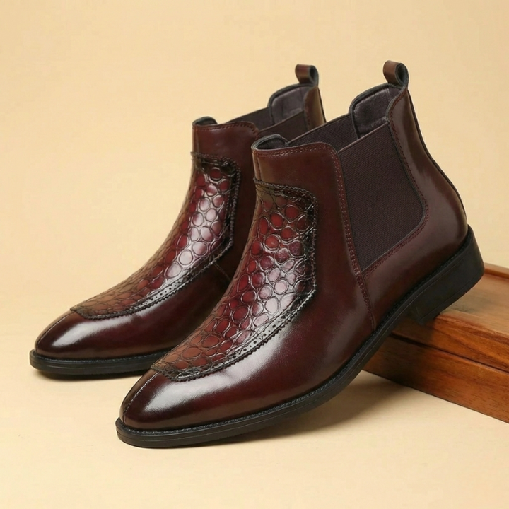 Dovan Embossed Chelsea Boot