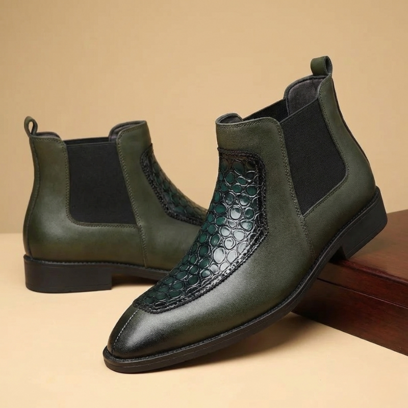 Dovan Embossed Chelsea Boot