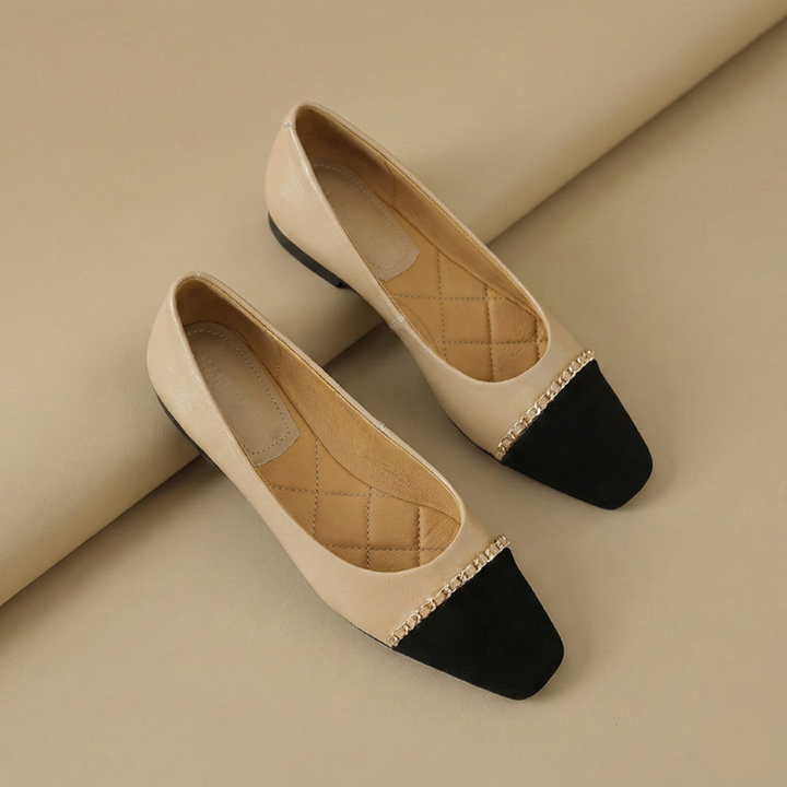 Valentina Soft Leather Flats