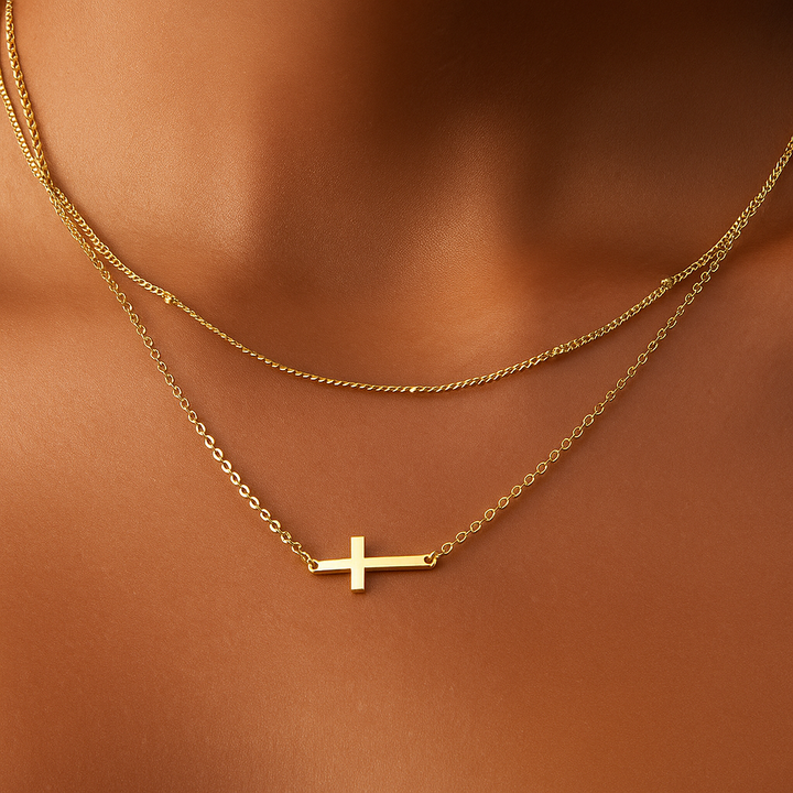 Avery Cross Necklace