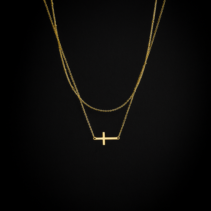Avery Cross Necklace