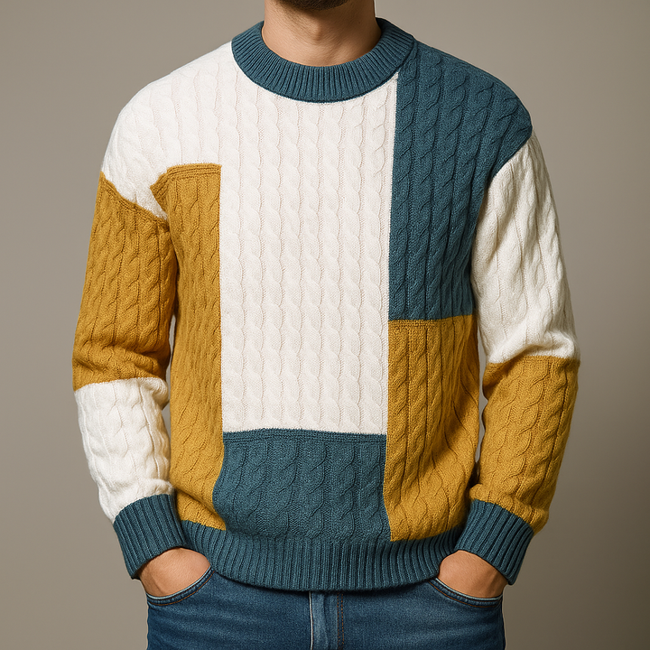 Breslin Crew Knit Sweater