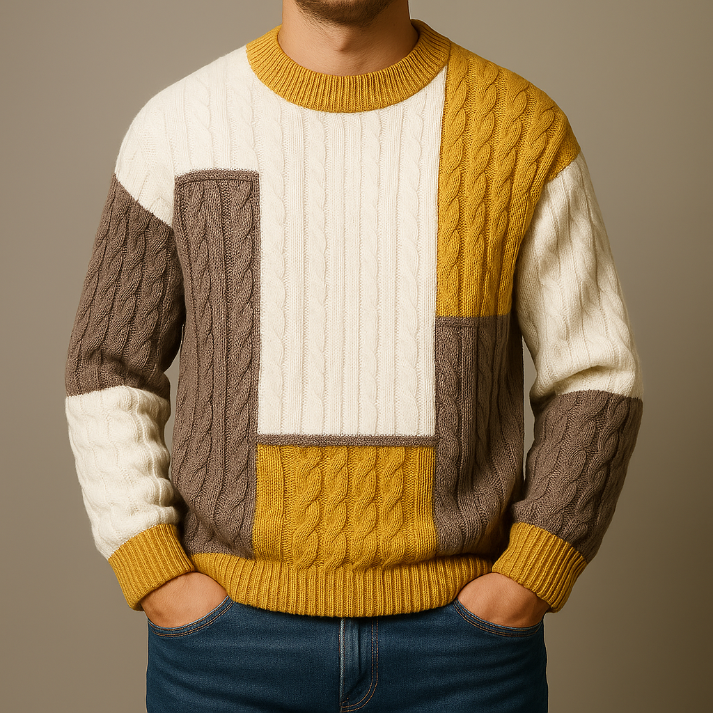 Breslin Crew Knit Sweater