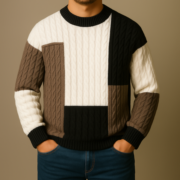 Breslin Crew Knit Sweater