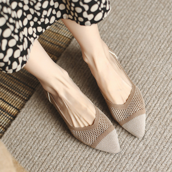 Ottavia Knit Block Heels
