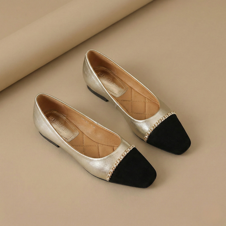 Valentina Soft Leather Flats