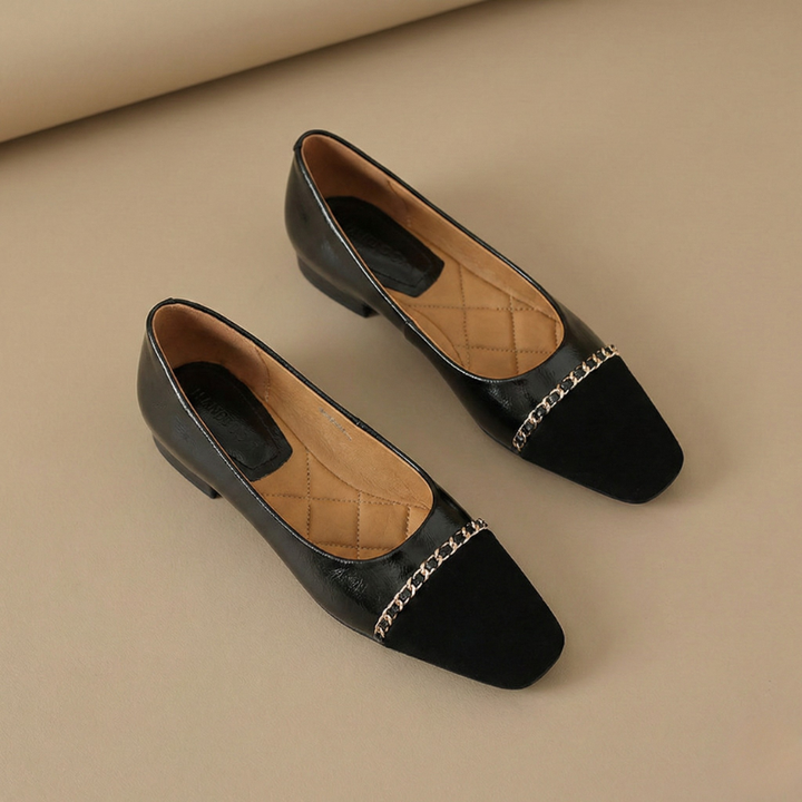 Valentina Soft Leather Flats