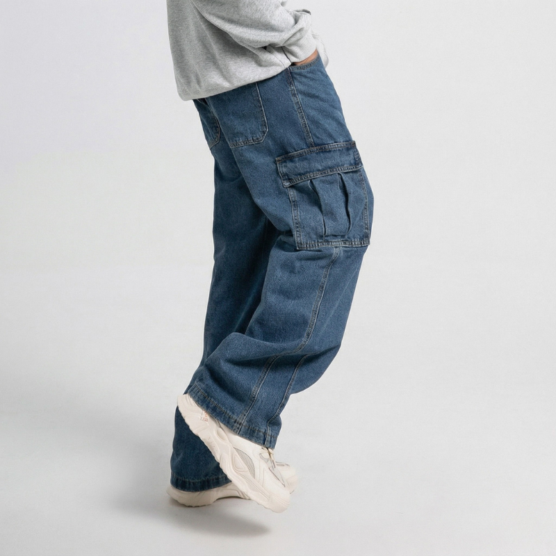 Trevon Cargo Denim Jeans