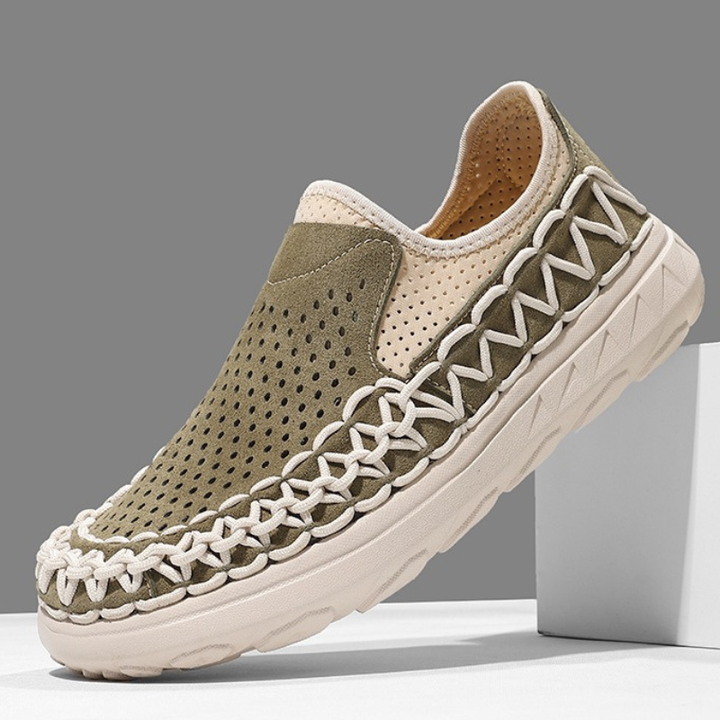 Adriano Hand-Woven Slip-Ons