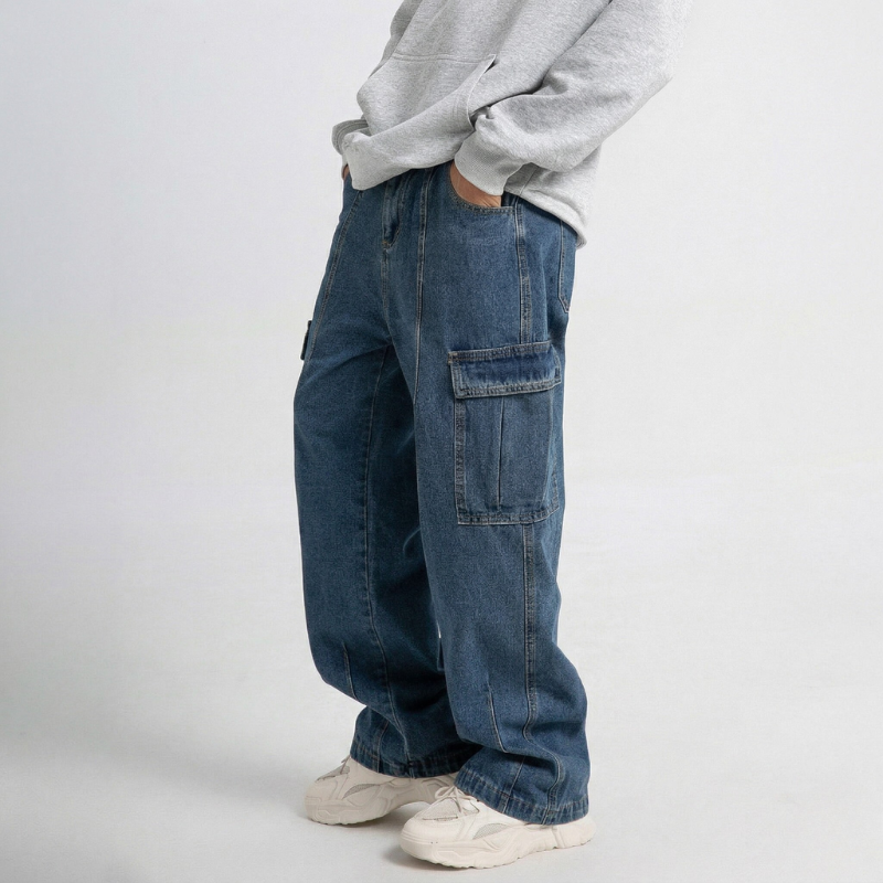 Trevon Cargo Denim Jeans