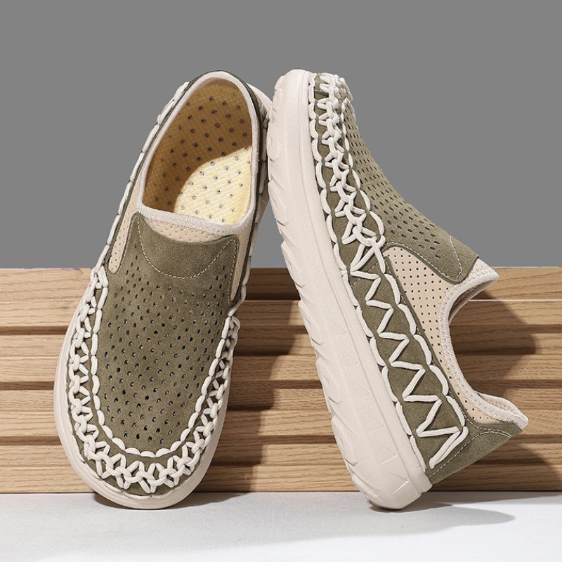 Adriano Hand-Woven Slip-Ons