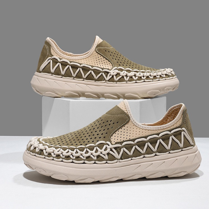 Adriano Hand-Woven Slip-Ons