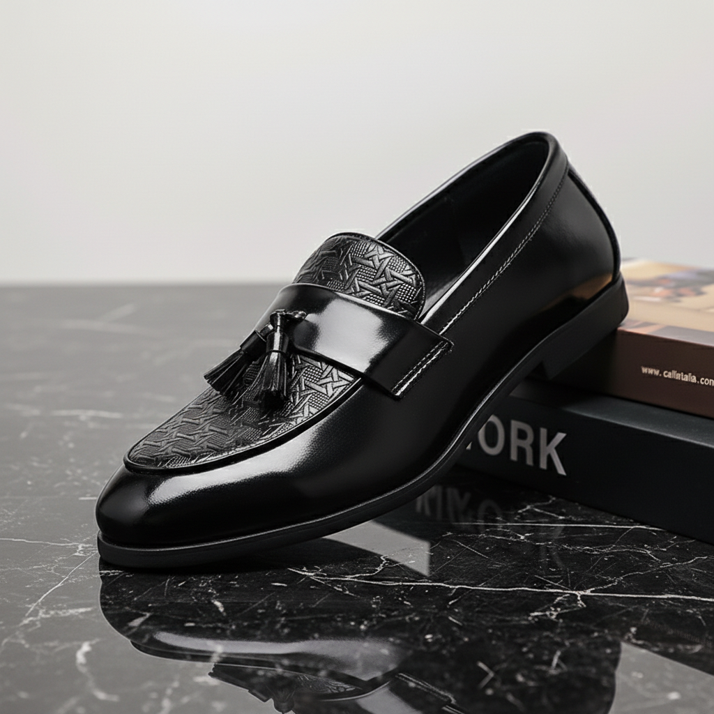 Covani Woven Tassel Loafer