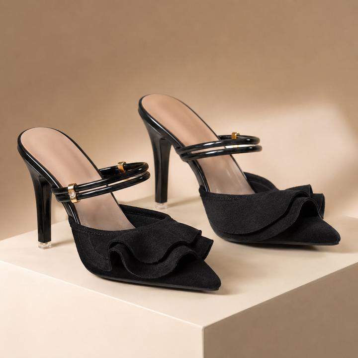 Giada Ruffle Mules