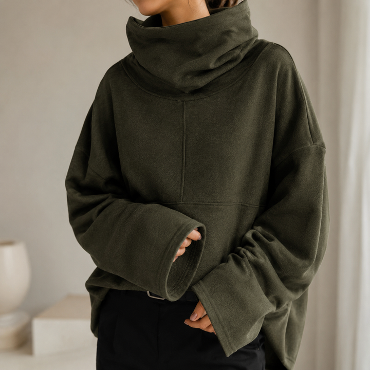 Uzeline Cowl-Neck Pullover