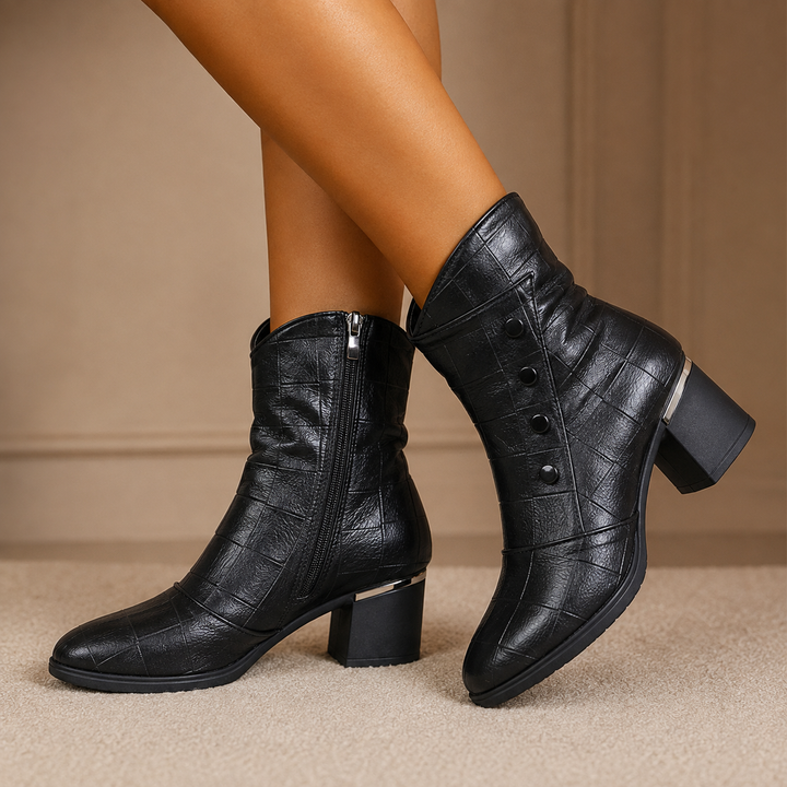 Kiera Quilted Ankle Boots