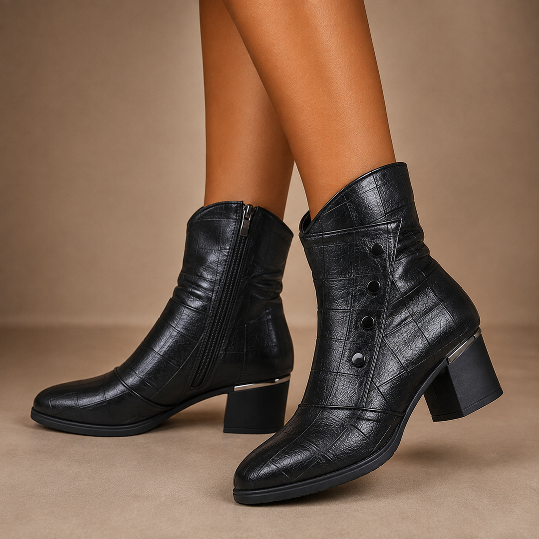 Kiera Quilted Ankle Boots