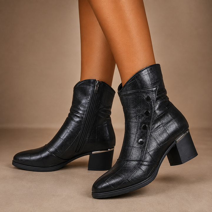 Kiera Quilted Ankle Boots