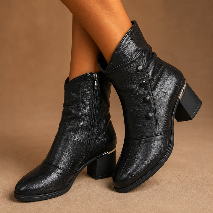 Kiera Quilted Ankle Boots