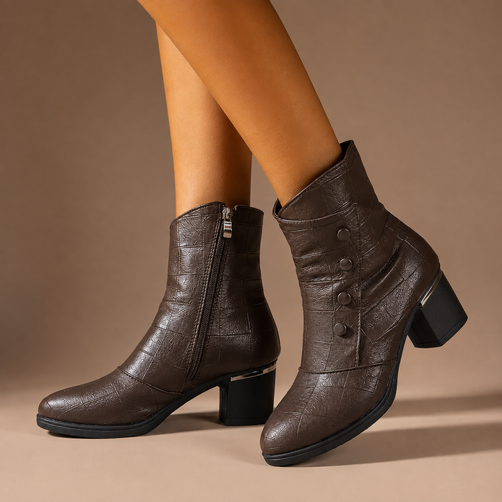Kiera Quilted Ankle Boots