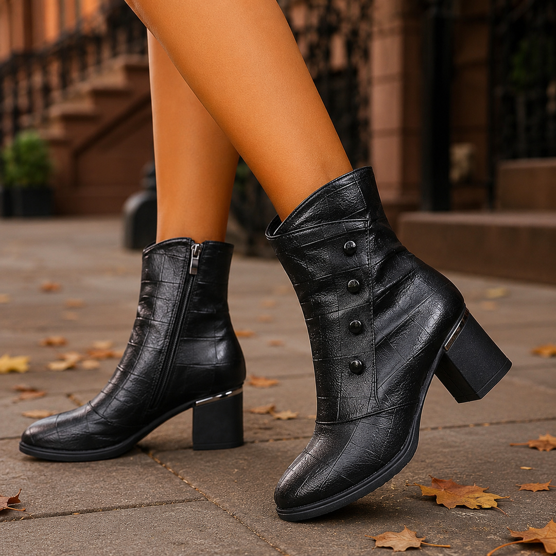 Kiera Quilted Ankle Boots
