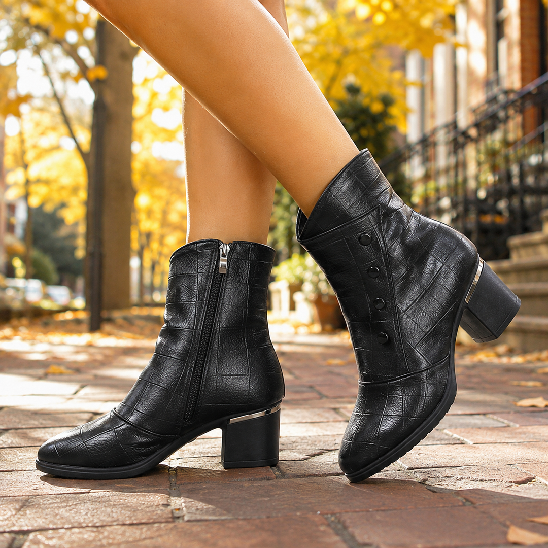 Kiera Quilted Ankle Boots