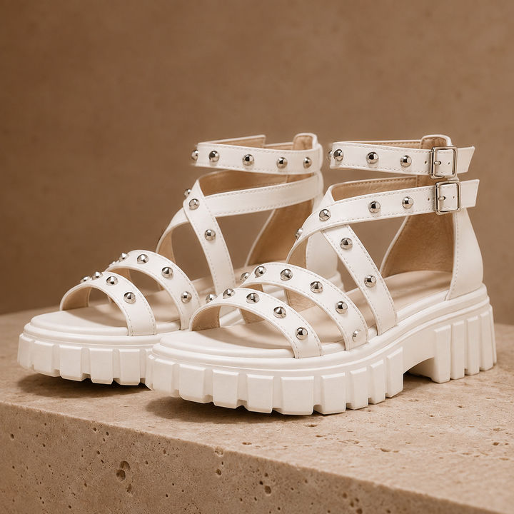 Verona Studded Platform Sandals