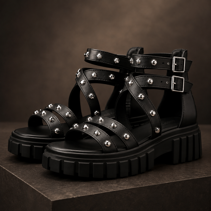Verona Studded Platform Sandals