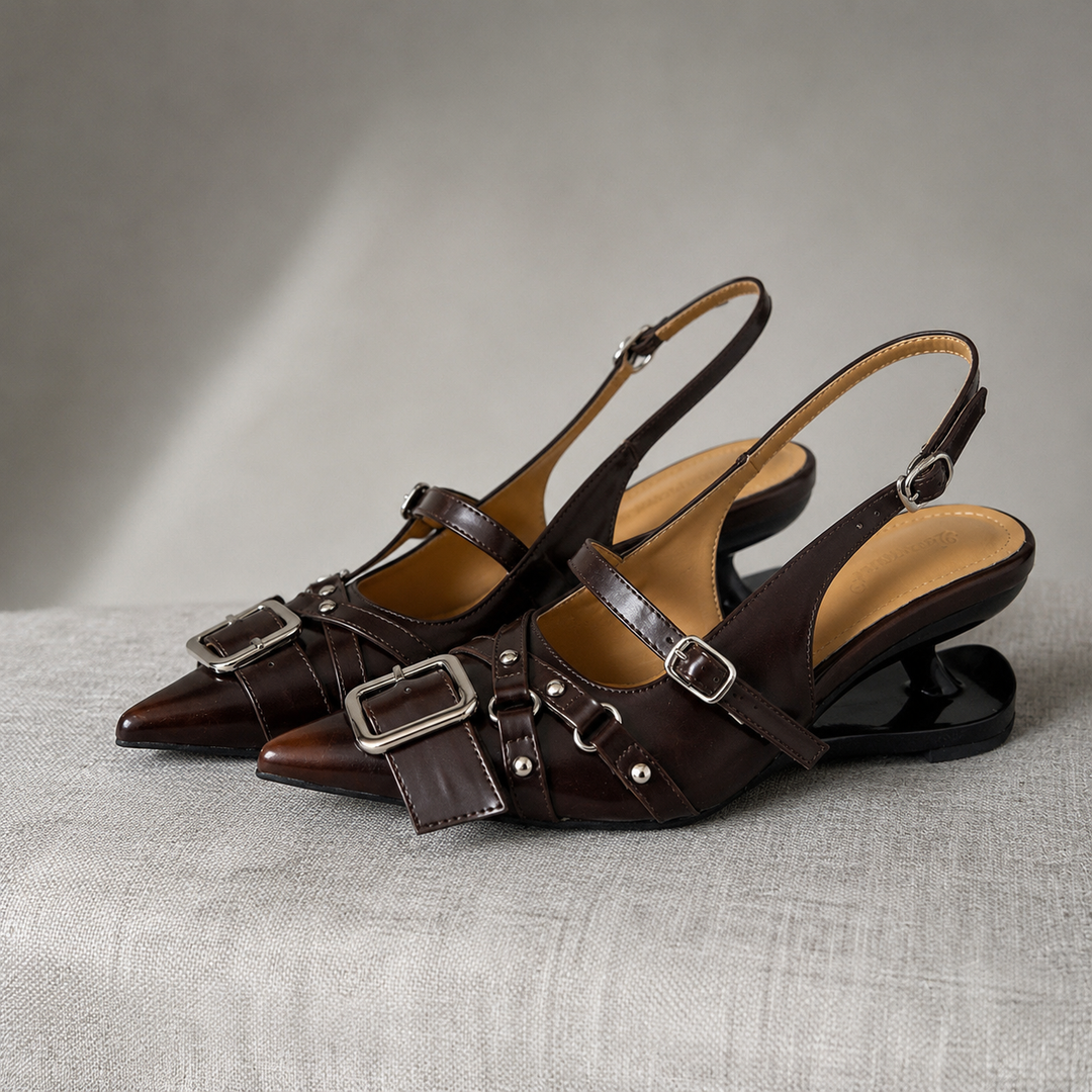 Morvane Arch Slingback Heels