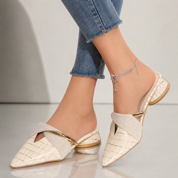 Palena Ring-Strap Mules
