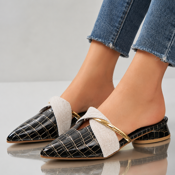 Palena Ring-Strap Mules