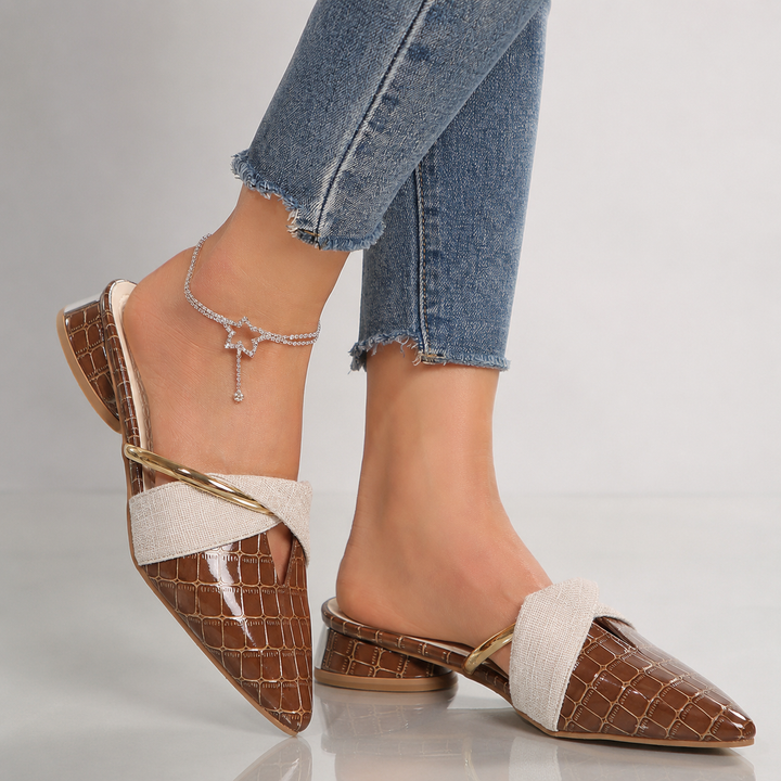Palena Ring-Strap Mules