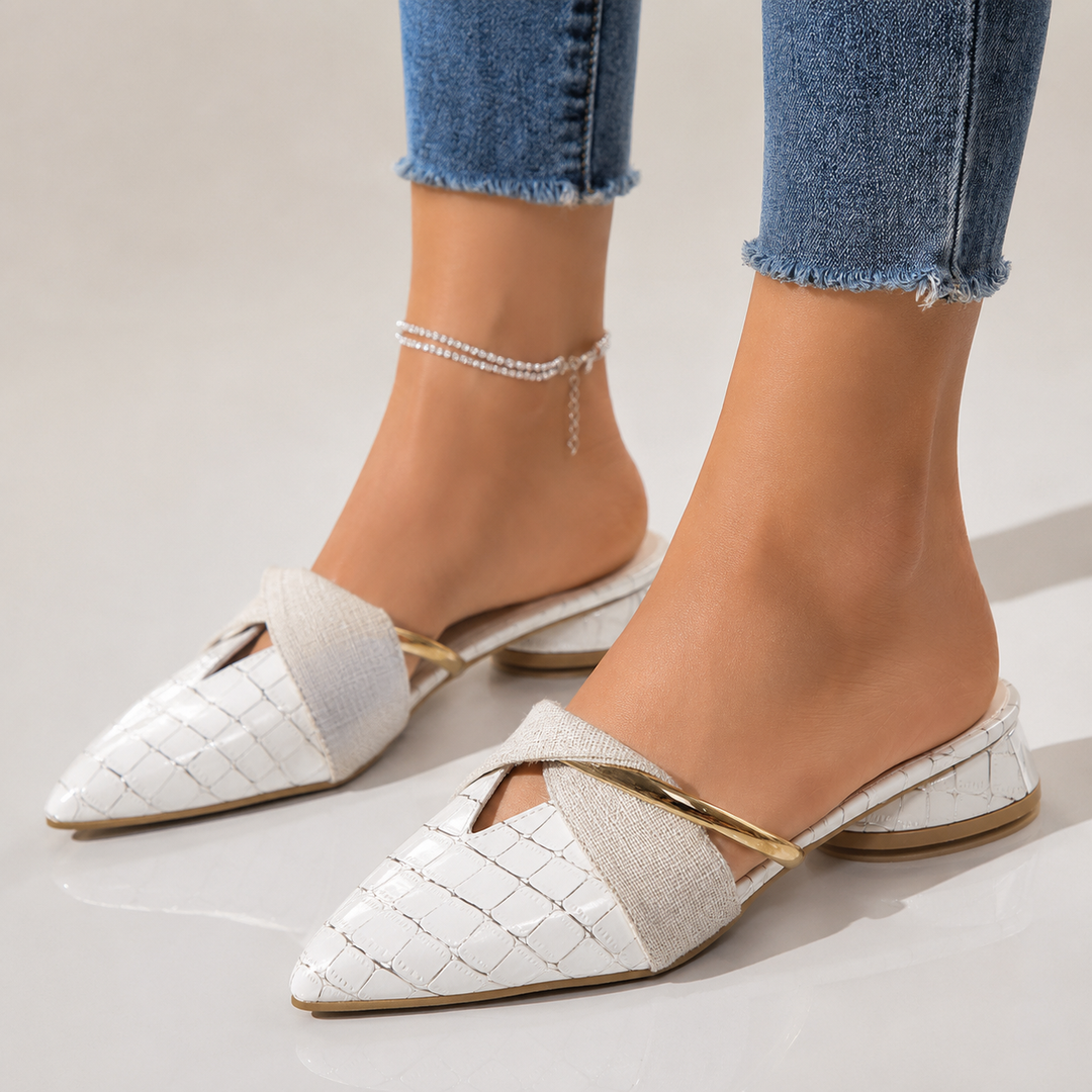 Palena Ring-Strap Mules