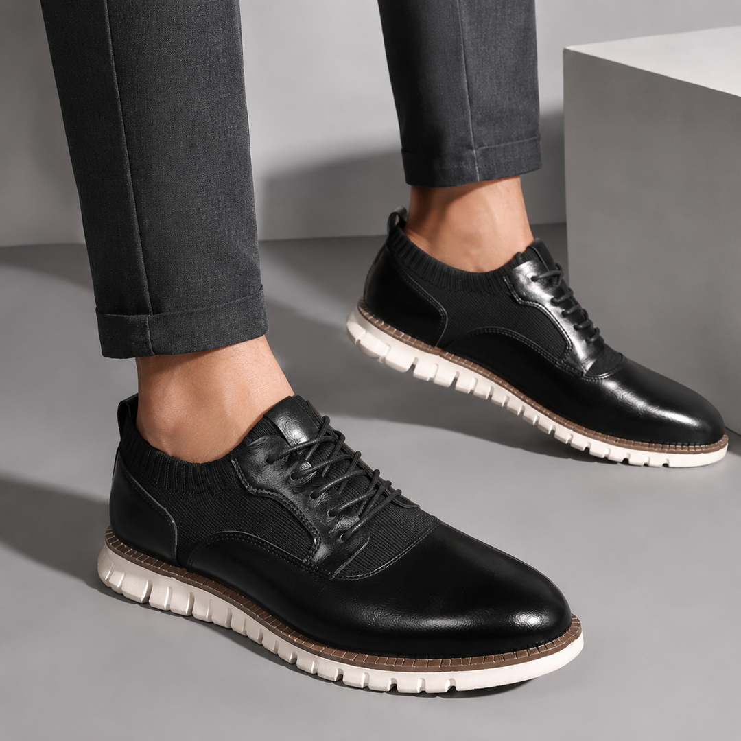 Avenza Leather Dress Sneakers