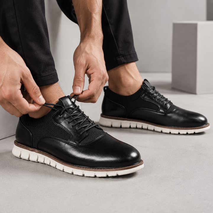 Avenza Leather Dress Sneakers