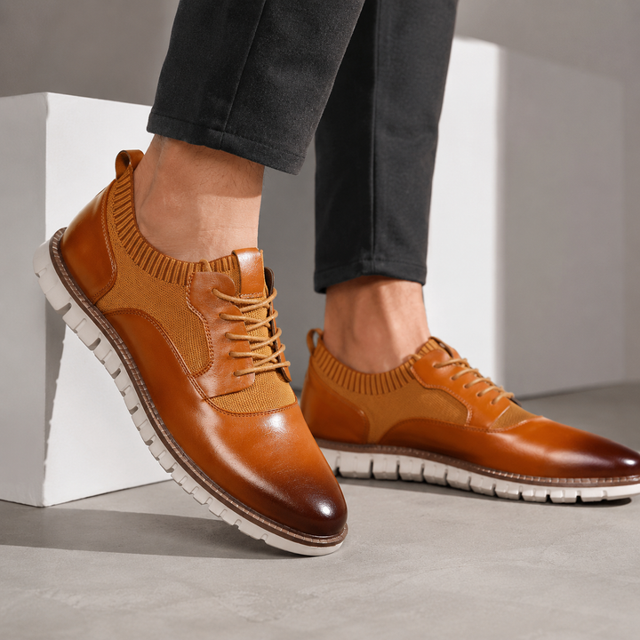 Avenza Leather Dress Sneakers