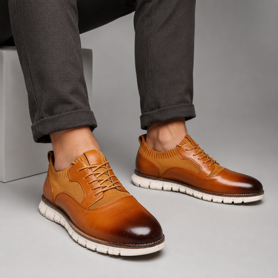 Avenza Leather Dress Sneakers