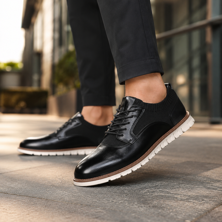 Avenza Leather Dress Sneakers
