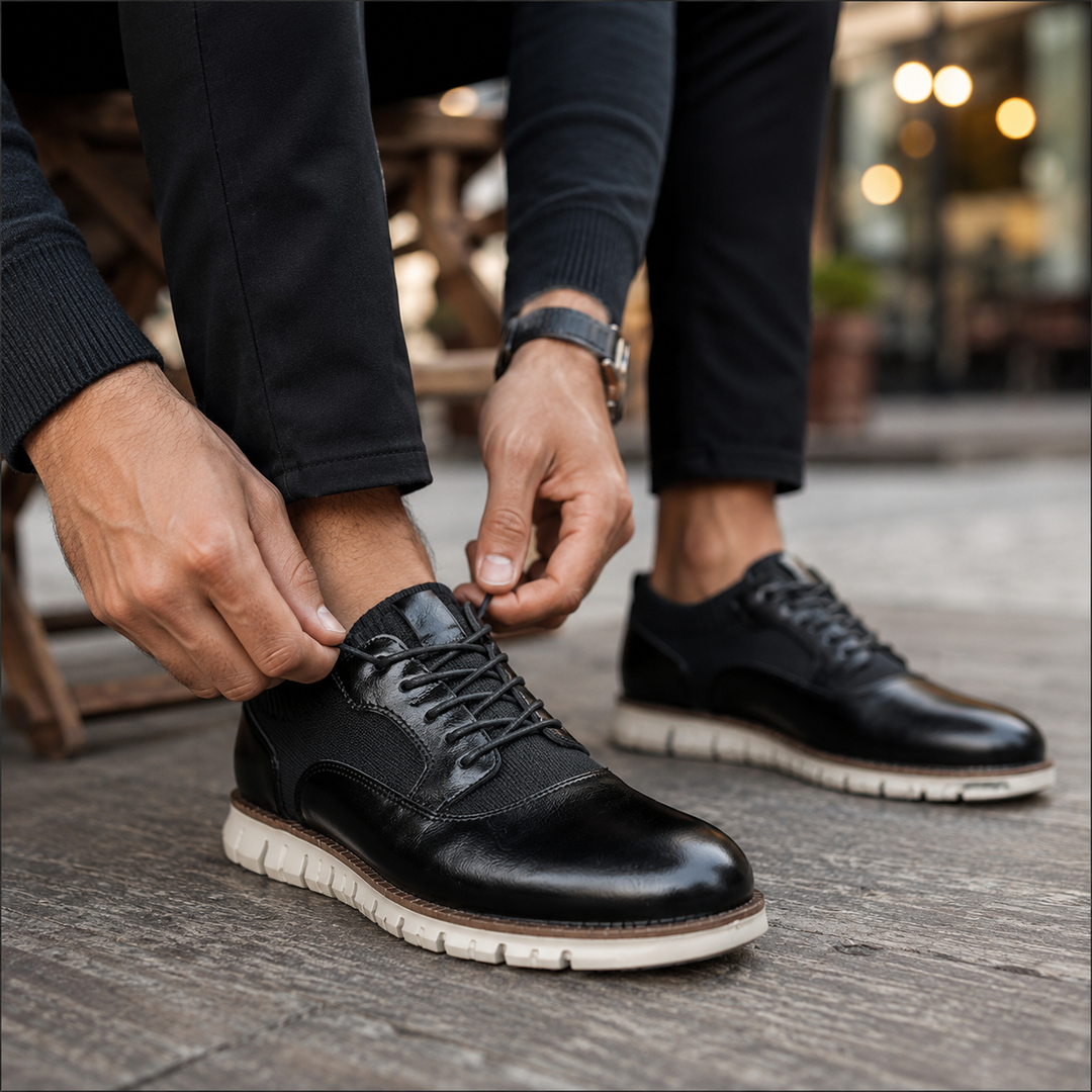 Avenza Leather Dress Sneakers