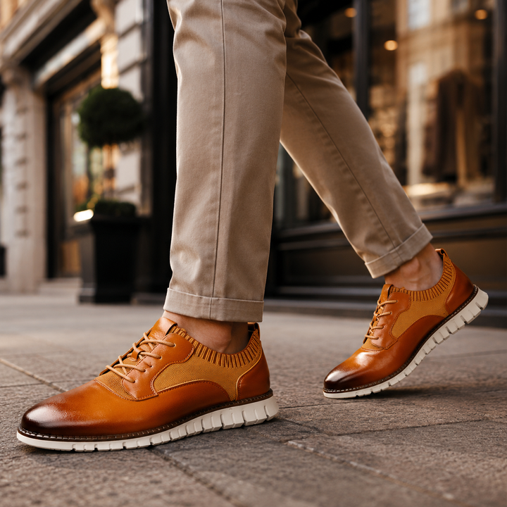 Avenza Leather Dress Sneakers