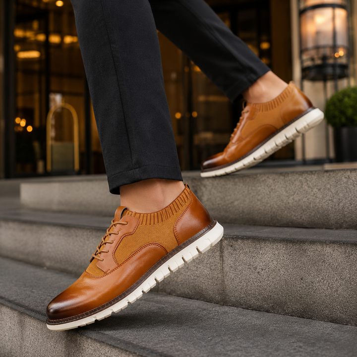 Avenza Leather Dress Sneakers