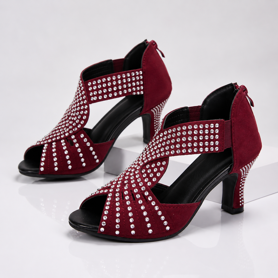 Nerissa Rhinestone Heels
