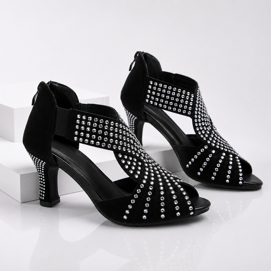 Nerissa Rhinestone Heels