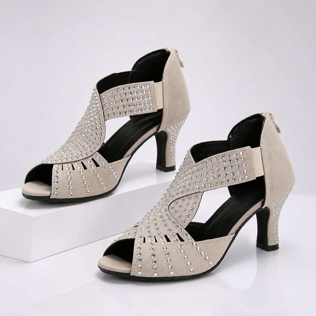 Nerissa Rhinestone Heels