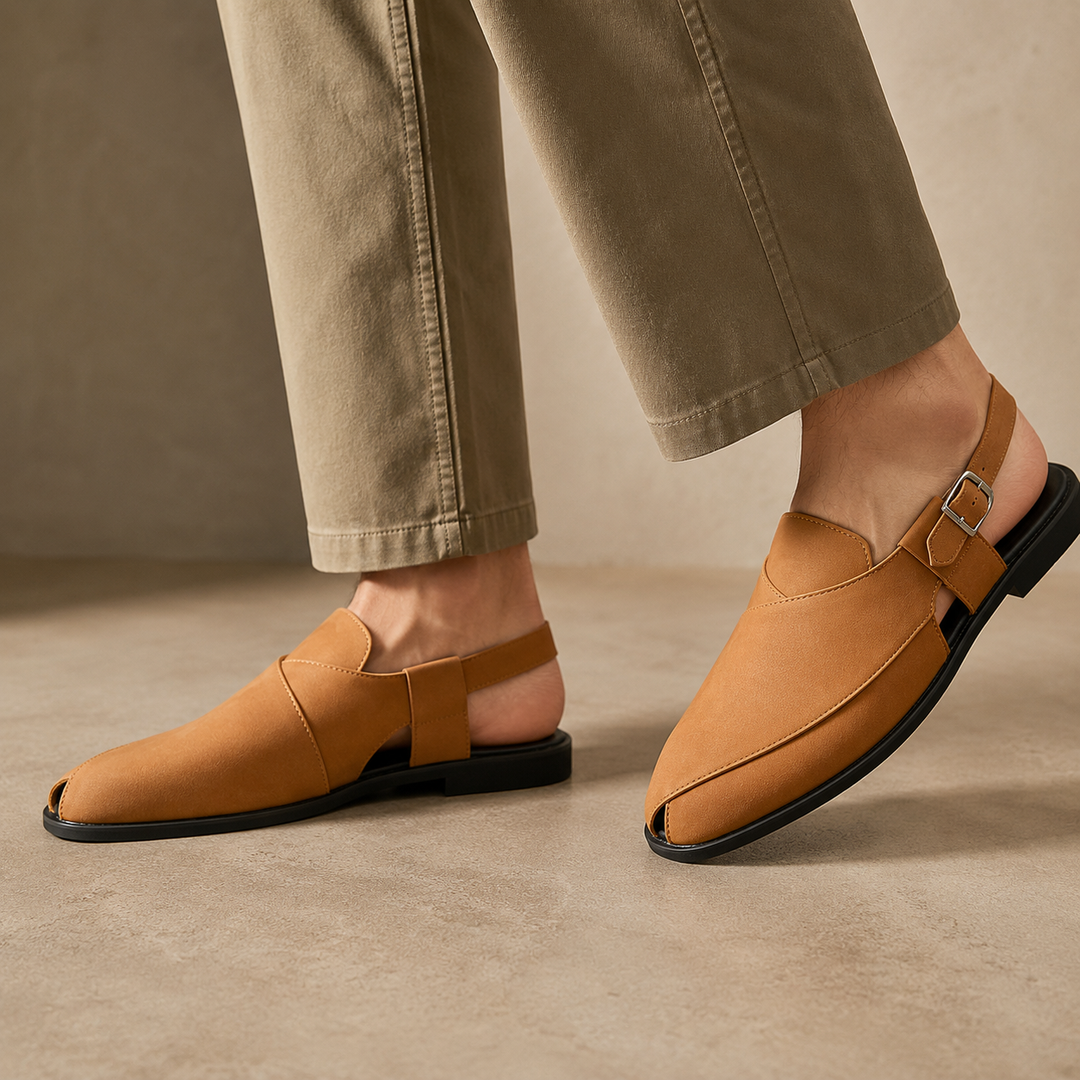Bramante Leather Slingback Sandals