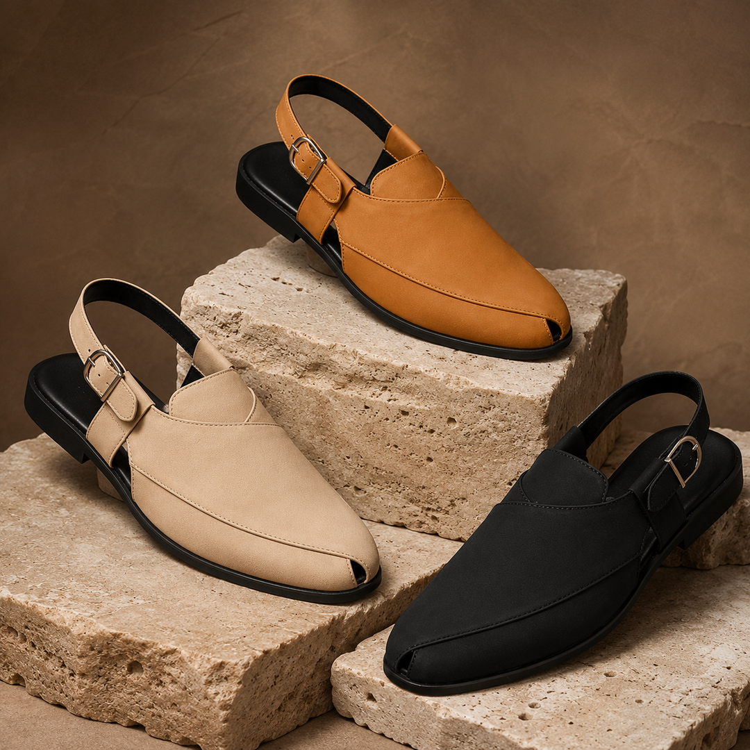 Bramante Leather Slingback Sandals