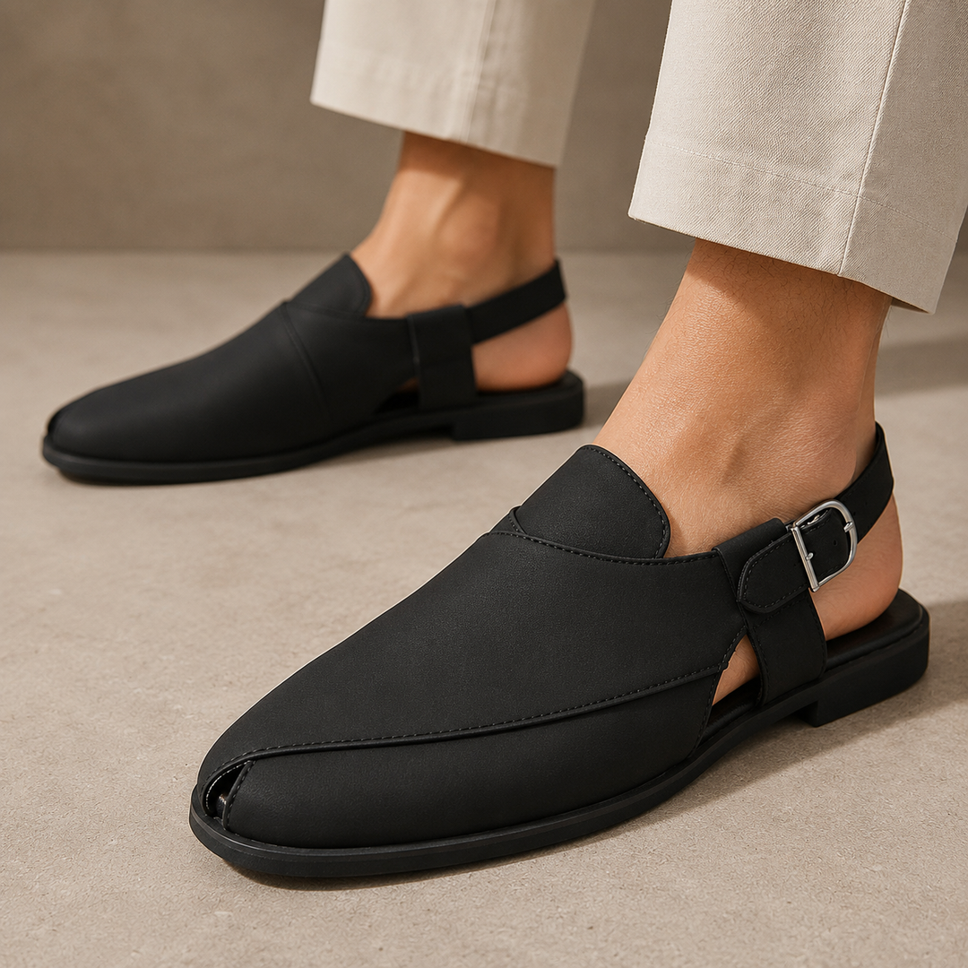 Bramante Leather Slingback Sandals